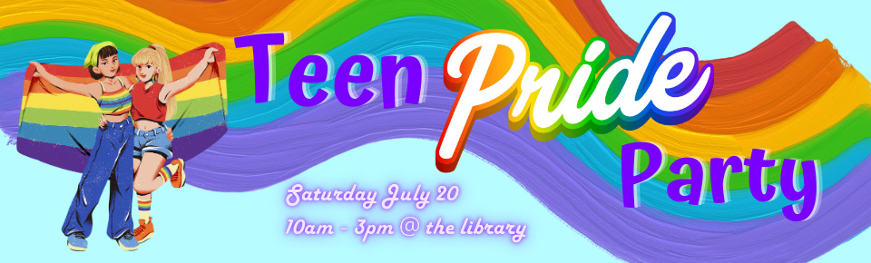 Teen pride party banner